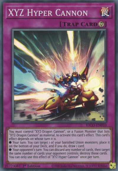 XYZ Hyper Cannon (Super Rare) [KICO-EN010-SuR]
