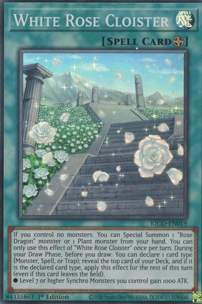 White Rose Cloister (Super Rare) [KICO-EN019-SuR]