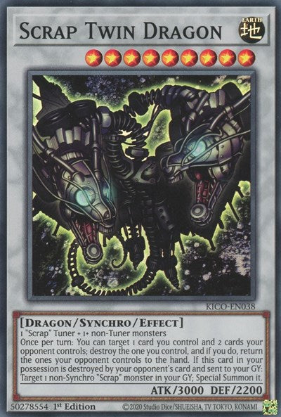 Scrap Twin Dragon (Super Rare) [KICO-EN038-SuR]