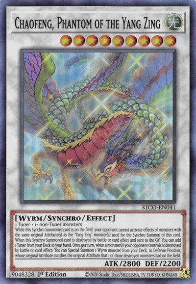 Chaofeng, Phantom of the Yang Zing (Super Rare) [KICO-EN041-SuR]