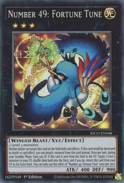 Number 49: Fortune Tune (Super Rare) [KICO-EN048-SuR]