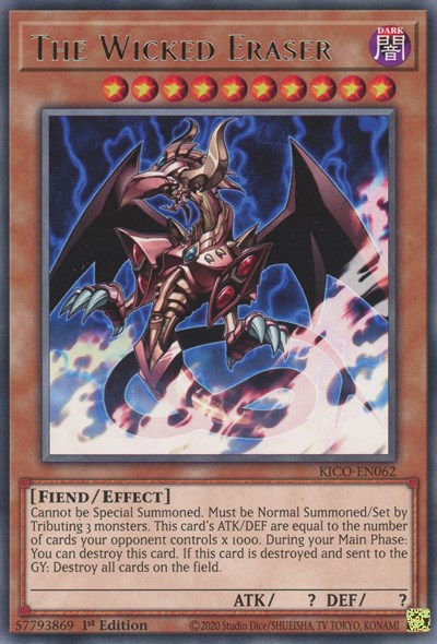 The Wicked Eraser (Rare) [KICO-EN062-R]