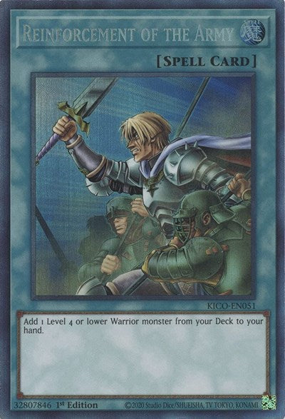 Reinforcement of the Army (Collector's Rare) [KICO-EN051-CR]
