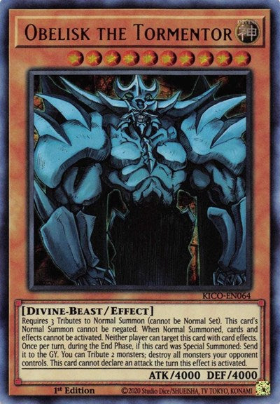 Obelisk the Tormentor (Ultra Pharaoh’s Rare) [KICO-EN064-UPR]