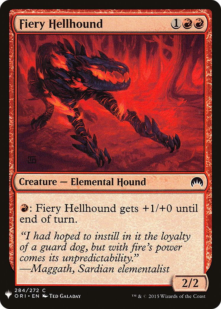 Fiery Hellhound [PLST-ORI-284]