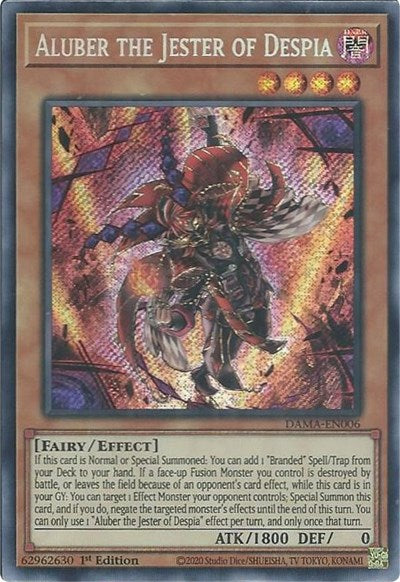 Aluber the Jester of Despia (Secret Rare) [DAMA-EN006-SeR]