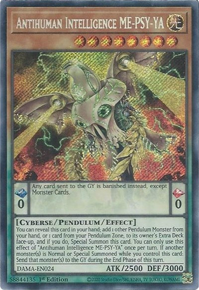 Antihuman Intelligence ME-PSY-YA (Secret Rare) [DAMA-EN024-SeR]