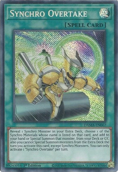 Synchro Overtake (Secret Rare) [DAMA-EN067-SeR]