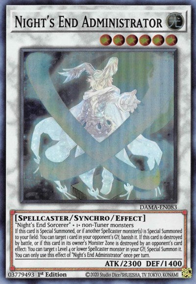 Night's End Administrator (Super Rare) [DAMA-EN083-SuR]