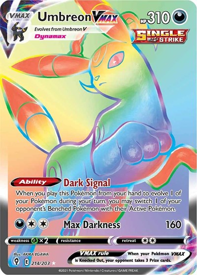 Umbreon VMAX - 214/203 (Secret Rare) [EVS-214-SR]