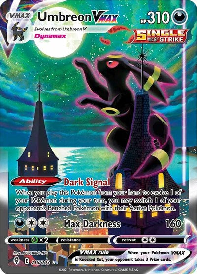 Umbreon VMAX - 215/203 (Secret Rare) [EVS-215-SR]