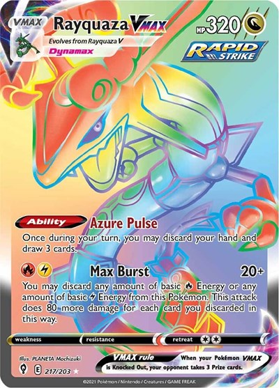 Rayquaza VMAX - 217/203 (Secret Rare) [EVS-217-SR]