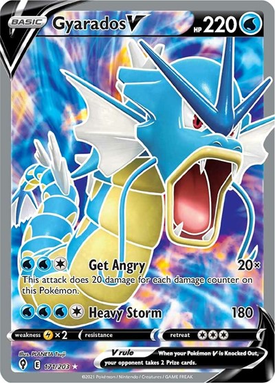 Gyarados V - 171/203 (Ultra Rare) [EVS-171-UR]