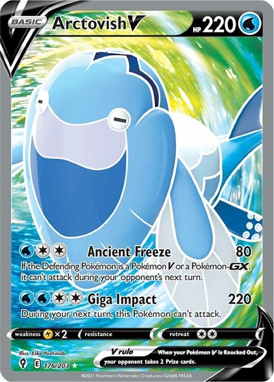 Arctovish V - 176/203 (Ultra Rare) [EVS-176-UR]