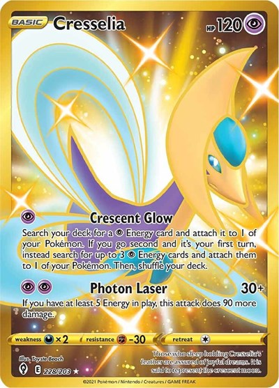 Cresselia - 228/203 (Secret Rare) [EVS-228-SR]