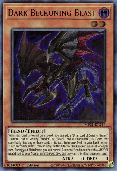 Dark Beckoning Beast (Ultra Rare) [MP21-EN249-UR]