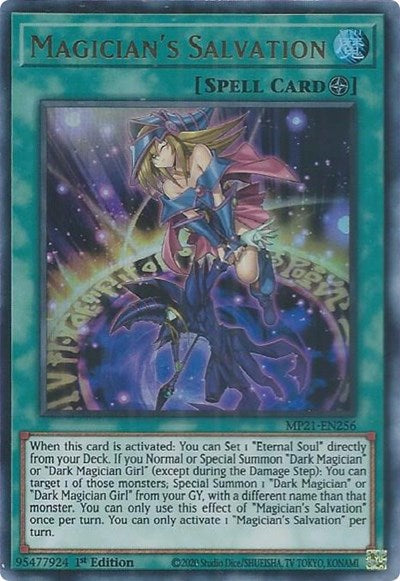 Magician's Salvation (Ultra Rare) [MP21-EN256-UR]
