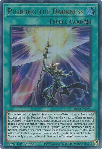 Piercing the Darkness (Ultra Rare) [MP21-EN257-UR]