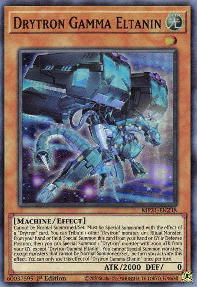 Drytron Gamma Eltanin (Super Rare) [MP21-EN238-SuR]