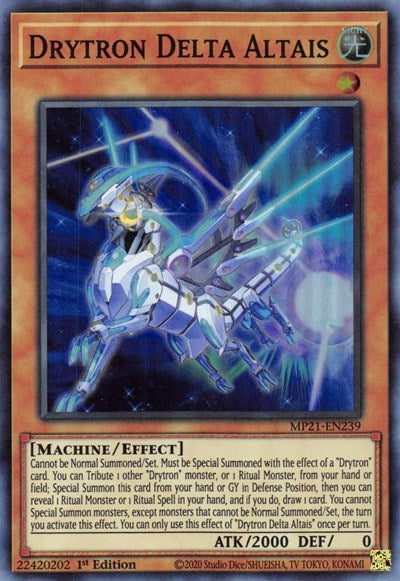 Drytron Delta Altais (Super Rare) [MP21-EN239-SuR]