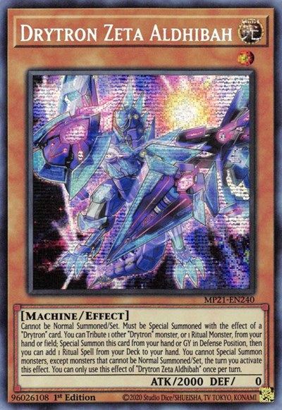 Drytron Zeta Aldhibah (Prismatic Secret Rare) [MP21-EN240-PrSR]