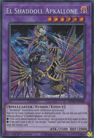 El Shaddoll Apkallone (Prismatic Secret Rare) [MP21-EN246-PrSR]