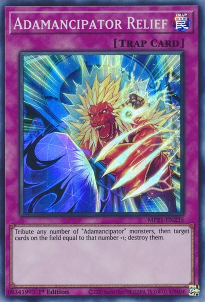 Adamancipator Relief (Super Rare) [MP21-EN235-SuR]