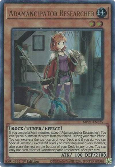 Adamancipator Researcher (Ultra Rare) [MP21-EN225-UR]