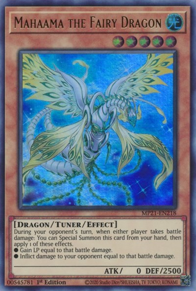 Mahaama the Fairy Dragon (Ultra Rare) [MP21-EN218-UR]