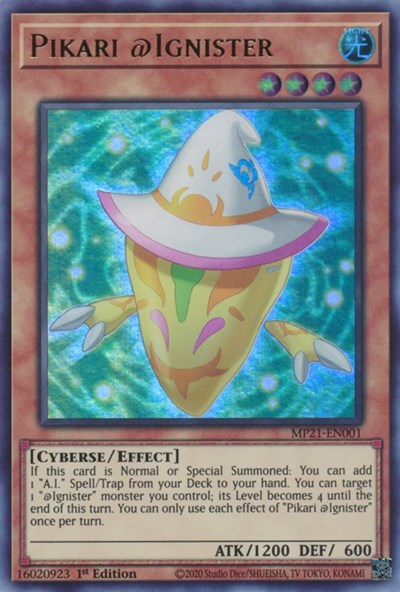 Pikari @Ignister (Ultra Rare) [MP21-EN001-UR]