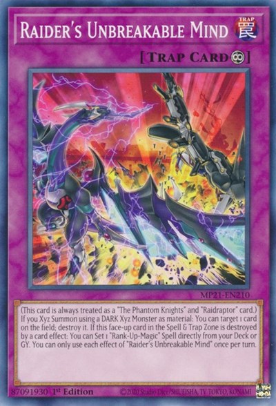 Raider's Unbreakable Mind (Common) [MP21-EN210-C]