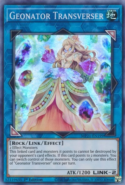 Geonator Transverser (Super Rare) [MP21-EN199-SuR]
