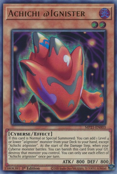 Achichi @Ignister (Ultra Rare) [MP21-EN003-UR]