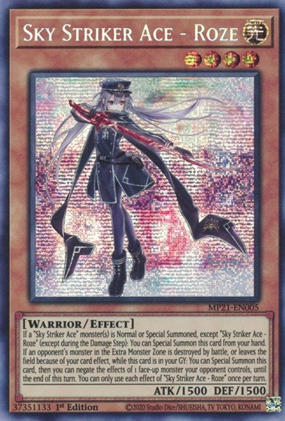 Sky Striker Ace - Roze (Prismatic Secret Rare) [MP21-EN005-PrSR]