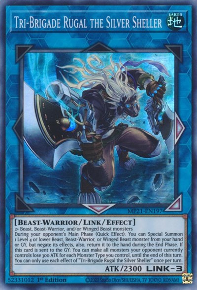 Tri-Brigade Rugal the Silver Sheller (Super Rare) [MP21-EN197-SuR]