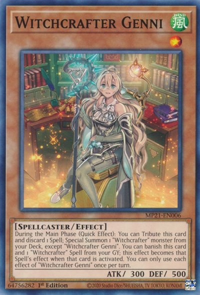 Witchcrafter Genni (Common) [MP21-EN006-C]