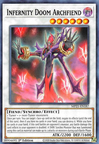 Infernity Doom Archfiend (Common) [MP21-EN187-C]