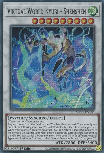 Virtual World Kyubi - Shenshen (Super Rare) [MP21-EN186-SuR]