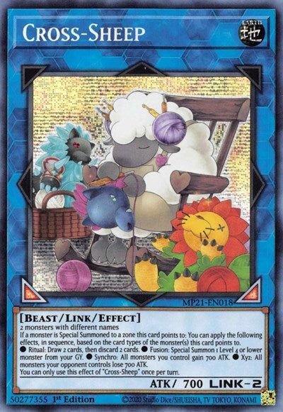 Cross-Sheep (Prismatic Secret Rare) [MP21-EN018-PrSR]