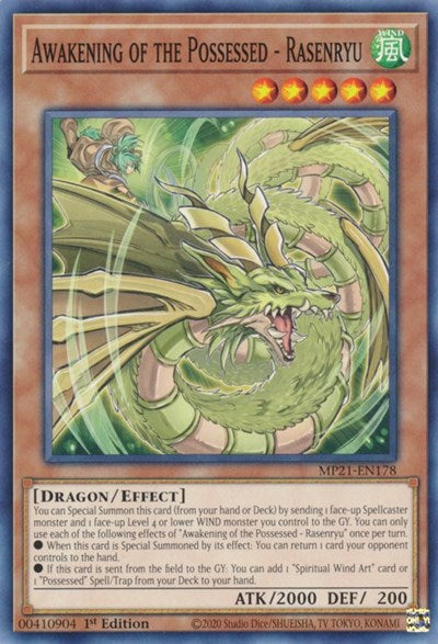Awakening of the Possessed - Rasenryu (Common) [MP21-EN178-C]