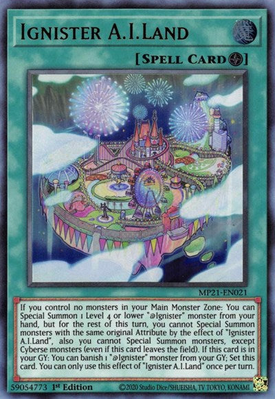 Ignister A.I.Land (Ultra Rare) [MP21-EN021-UR]