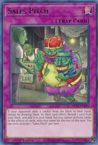 Sales Pitch (Rare) [MP21-EN030-R]