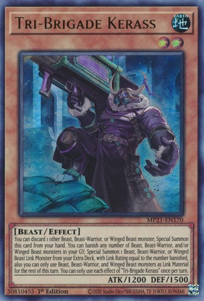 Tri-Brigade Kerass (Ultra Rare) [MP21-EN170-UR]