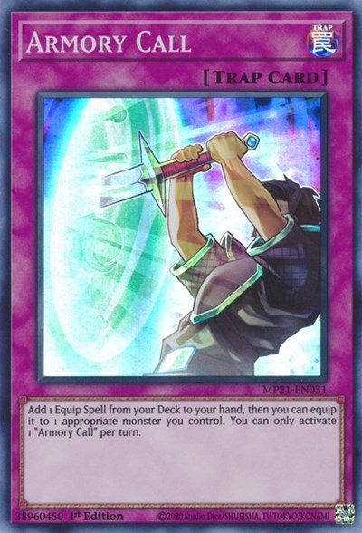 Armory Call (Super Rare) [MP21-EN031-SuR]