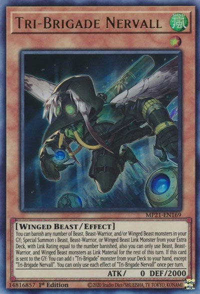 Tri-Brigade Nervall (Ultra Rare) [MP21-EN169-UR]