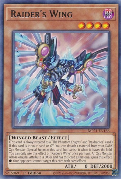 Raider's Wing (Rare) [MP21-EN166-R]