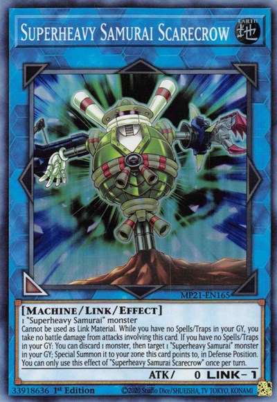 Superheavy Samurai Scarecrow (Super Rare) [MP21-EN165-SuR]