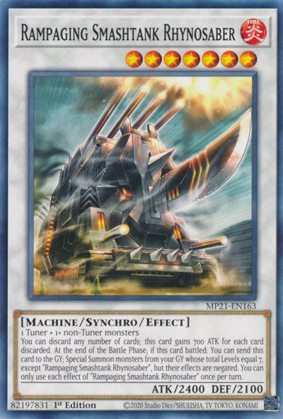 Rampaging Smashtank Rhynosaber (Common) [MP21-EN163-C]