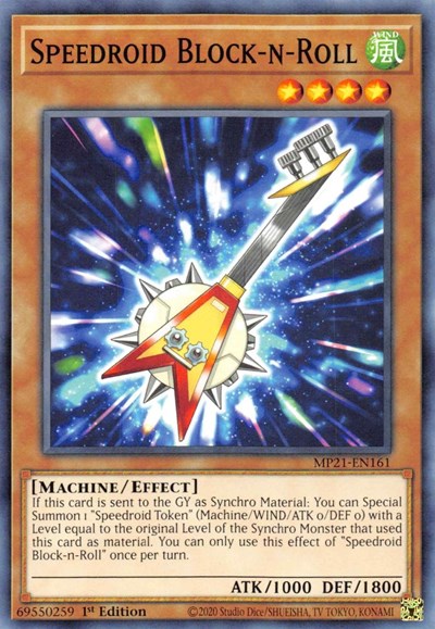 Speedroid Block-n-Roll (Common) [MP21-EN161-C]