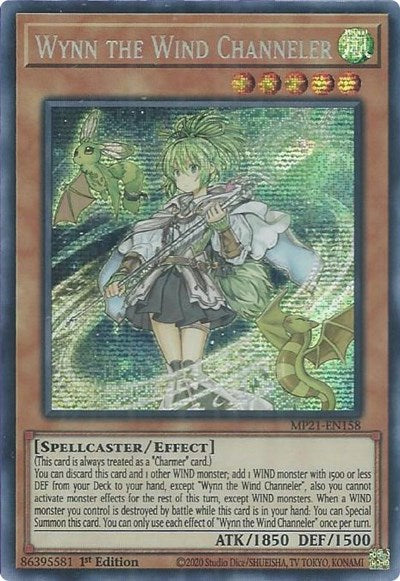 Wynn the Wind Channeler (Prismatic Secret Rare) [MP21-EN158-PrSR]